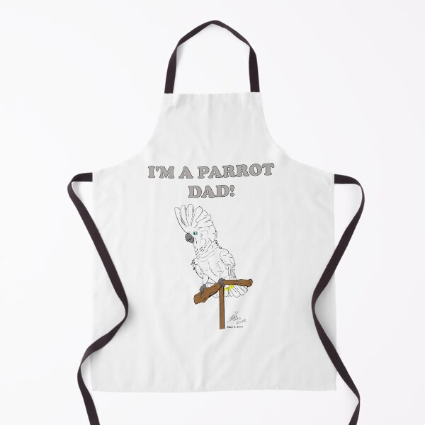 Item preview, I'm a Parrot Dad! - Umbrella Cockatioo designed and sold by Laughing Parrot Studio.