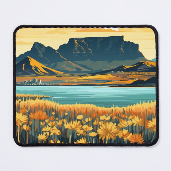 Item preview, A Pop Art Travel Print of Cape Town - South Africa designed and sold by StudioRedKoala.
