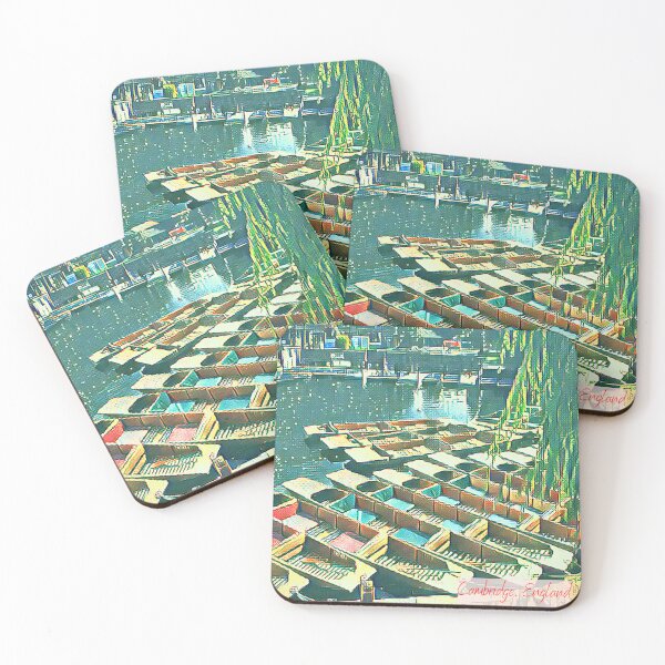 Item preview, Punting boats in Cambridge designed and sold by RawandJ.