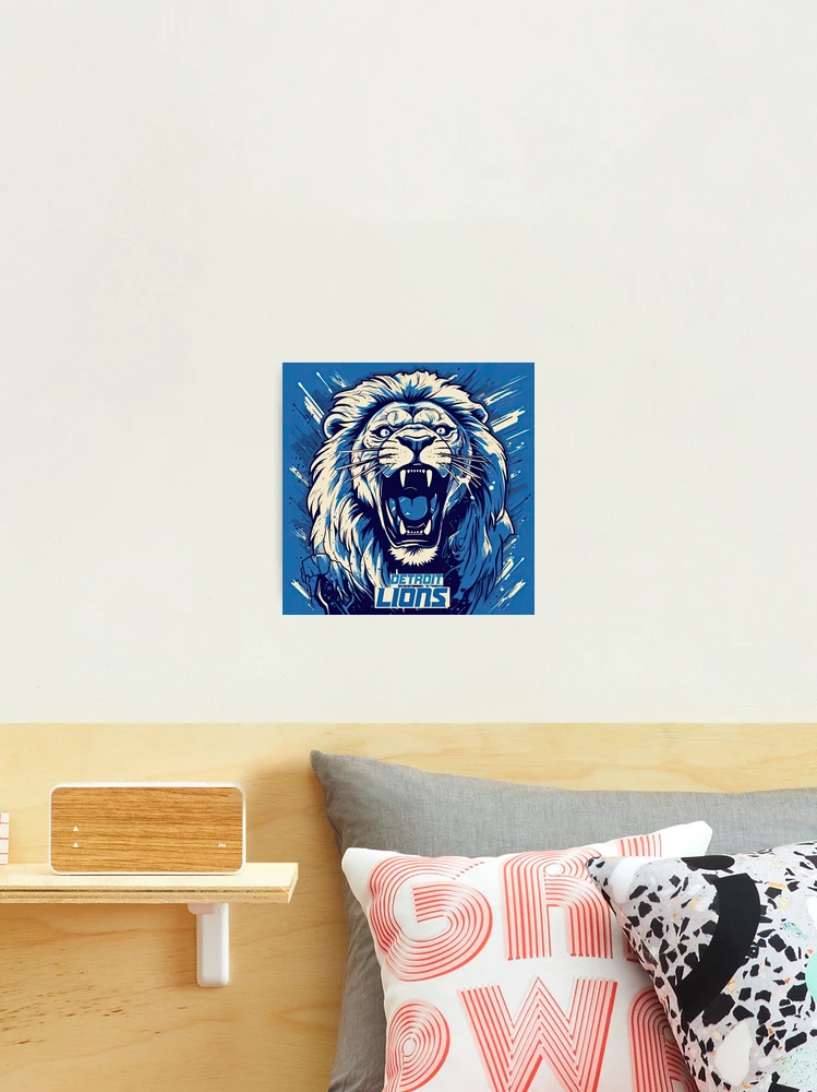 Detroit Lions Football Sticker for Sale by MaryFiore