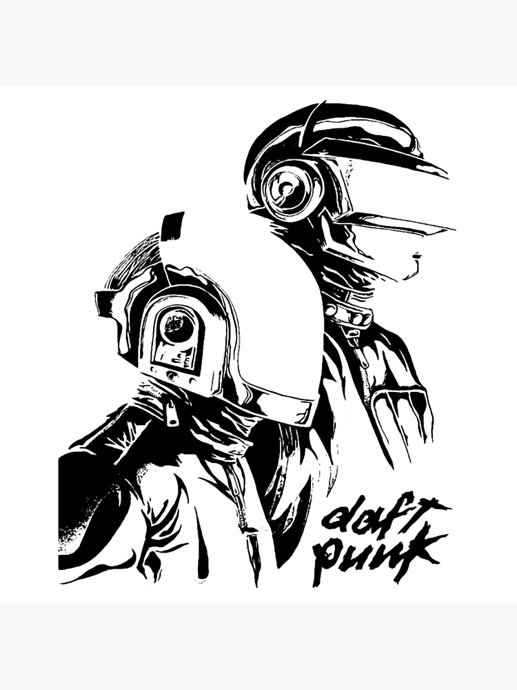 Wall Art Print Daft Punk, Gifts & Merchandise