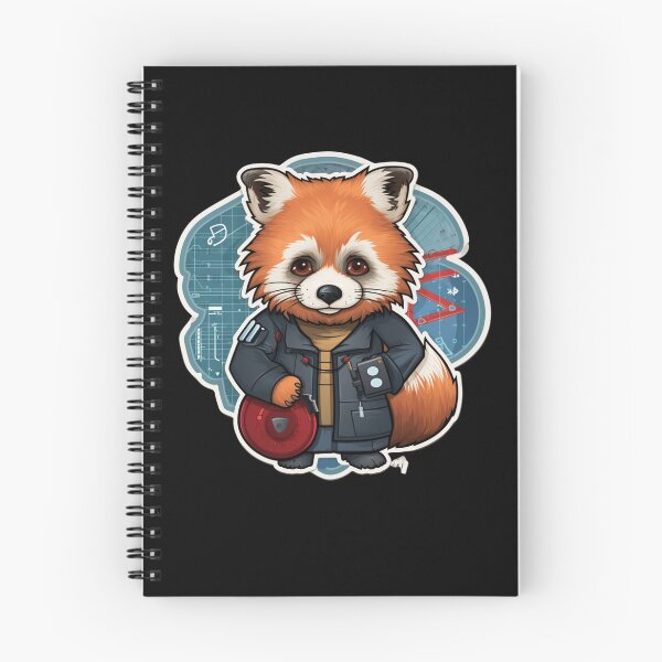 Item preview, Panda School Red Panda Scientist Red Panda Mathematic designed and sold by ArtFromBeyond.
