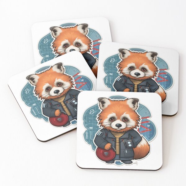 Item preview, Panda School Red Panda Scientist Red Panda Mathematic designed and sold by ArtFromBeyond.