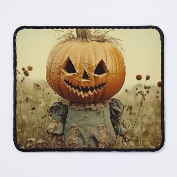 Item preview, Spooky Pumpkin Child, Creepy Vintage Pompkin Scarecrow, Jack, Nightmare designed and sold by Sunmoonlove.