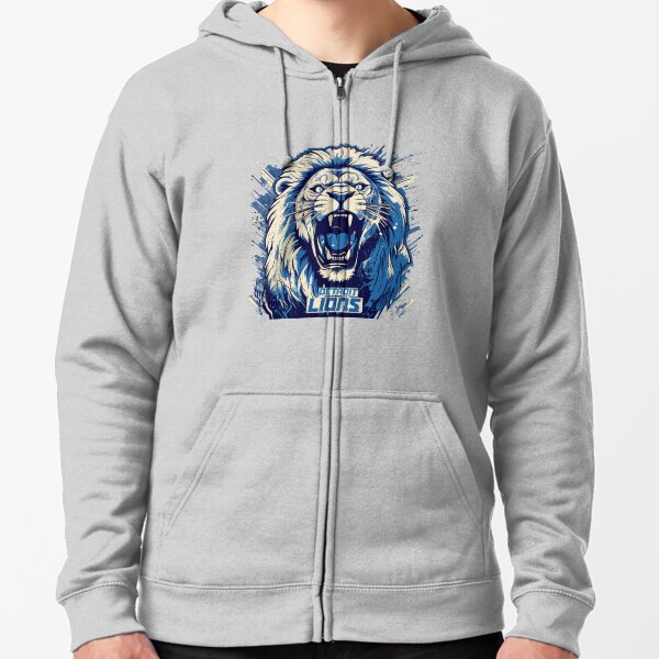 Detroit Lions Hoodie Men's Small Medium Gray NEW Motor City Football  Sweatshirt