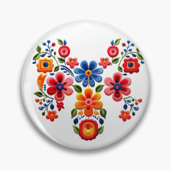 Item preview, Embroidered flowers  designed and sold by extraordinar-ia.