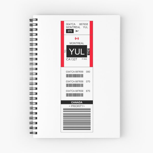 Item preview, Montreal YUL Canada Airport Luggage Tag designed and sold by TravelCamel.