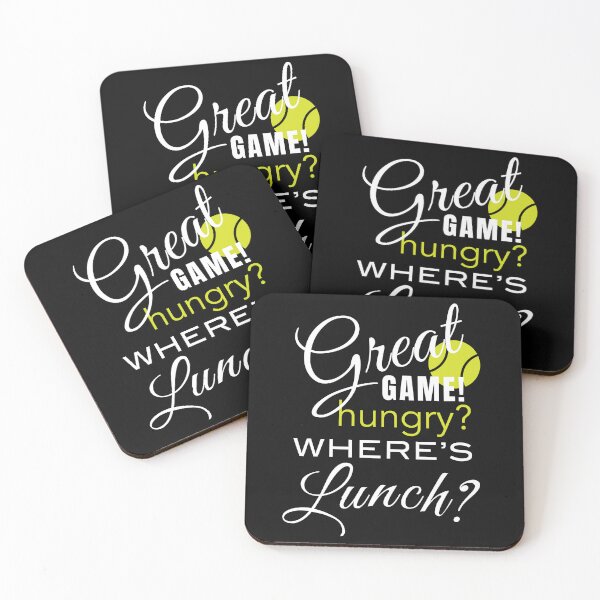 Item preview, Funny Tennis Saying Where's Lunch designed and sold by whyitsme.
