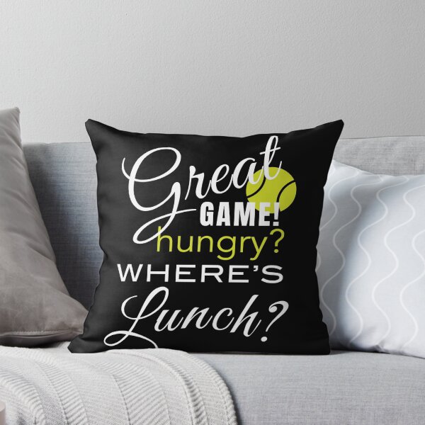 Item preview, Funny Tennis Saying Where's Lunch designed and sold by whyitsme.