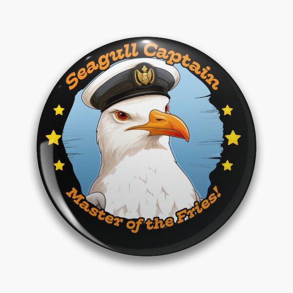Item preview, Seagull Captain - French Fry Expert On The Beach designed and sold by sbachstroem.