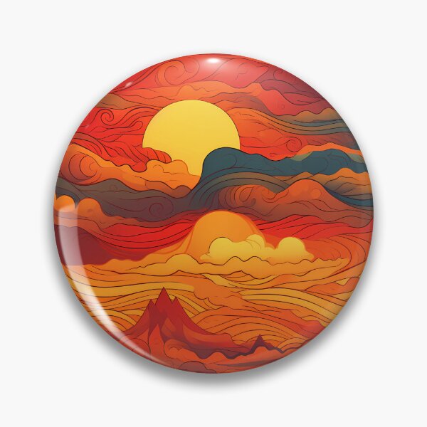 Item preview, Sunset over the ocean designed and sold by TheCupCache.