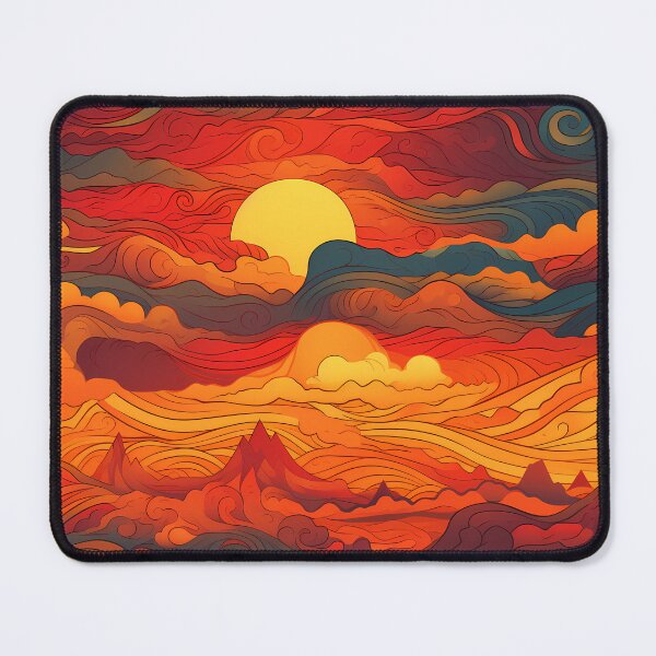 Item preview, Sunset over the ocean designed and sold by TheCupCache.