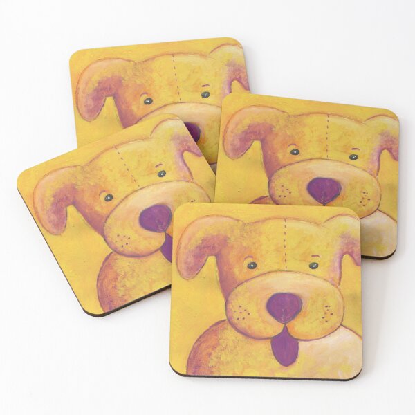 Item preview, Yellow dog comforter designed and sold by itkacreations.
