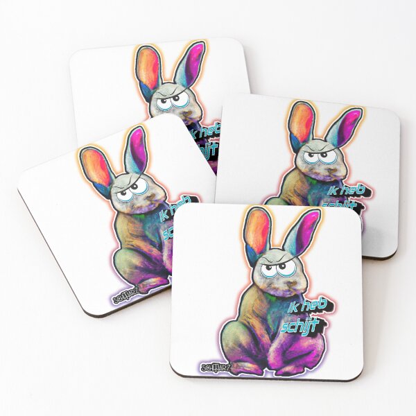 Item preview, Naughty bunny, Ik heb schijt designed and sold by TheBear25.