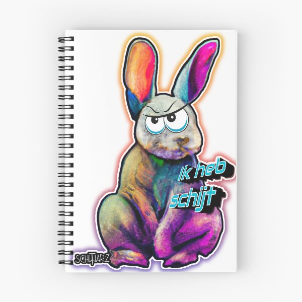 Item preview, Naughty bunny, Ik heb schijt designed and sold by TheBear25.