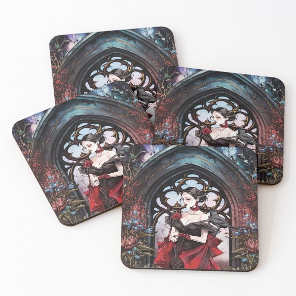 Item preview,  Vampire lady church window designed and sold by SpookyBat.