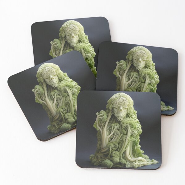 Item preview, Halloween: Eco Apparition (Broccoli Ghost) designed and sold by Digital Contours.