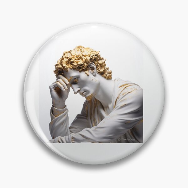 Item preview, Gilded ancient Roman sculpture designed and sold by whitelotus1339.