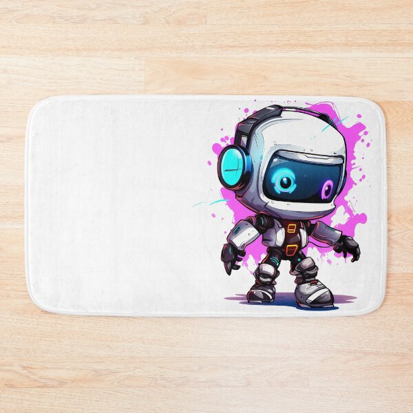 Item preview, Cyberpunk Robot – Cute Retro Futurist Companion designed and sold by SchorlCraft.