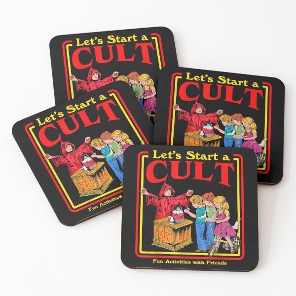 Item preview, Lets Start a Cult Satanic Vintage Horror Edgy Men Women designed and sold by DurhamGearldi.