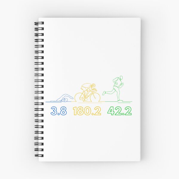 Item preview, Triathlon single line colorful shirt designed and sold by Leivenaar.