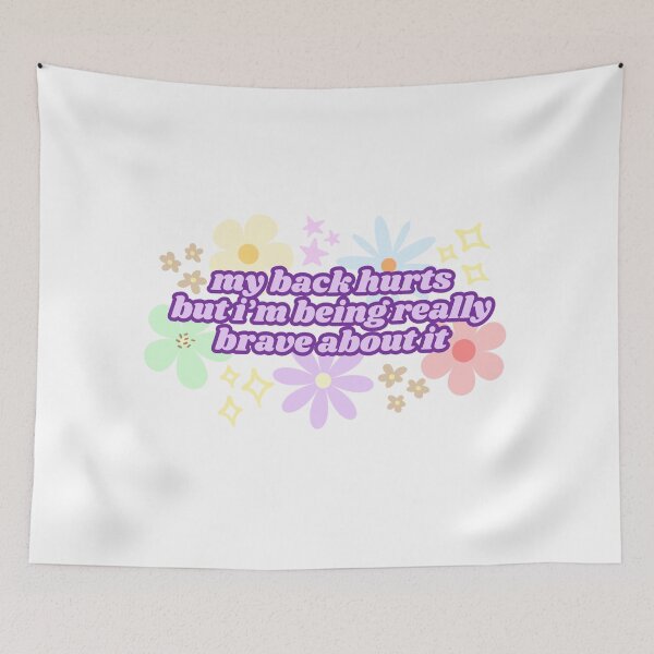 Item preview, My Back Hurts But I'm Being Really Brave About It (Purple) designed and sold by Mollysb428.
