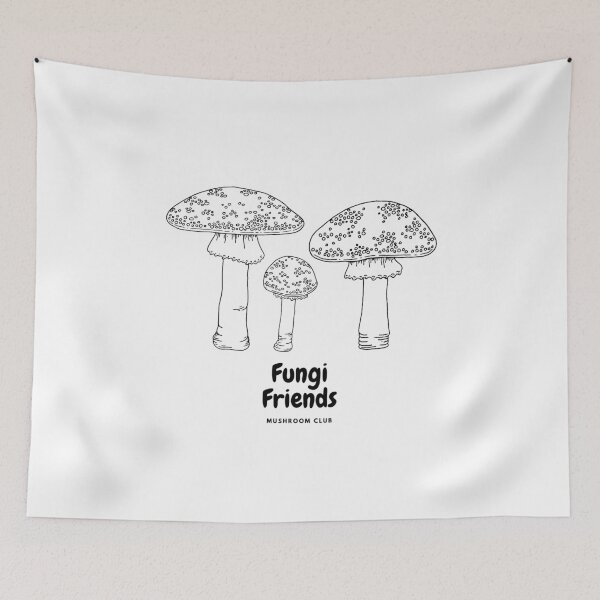 Item preview, Diseño del esquema del hongo del club de hongos Fungi Friends designed and sold by ModernAndFunky.
