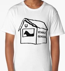 Donald Trump Stable Genius Funny Long T-Shirt