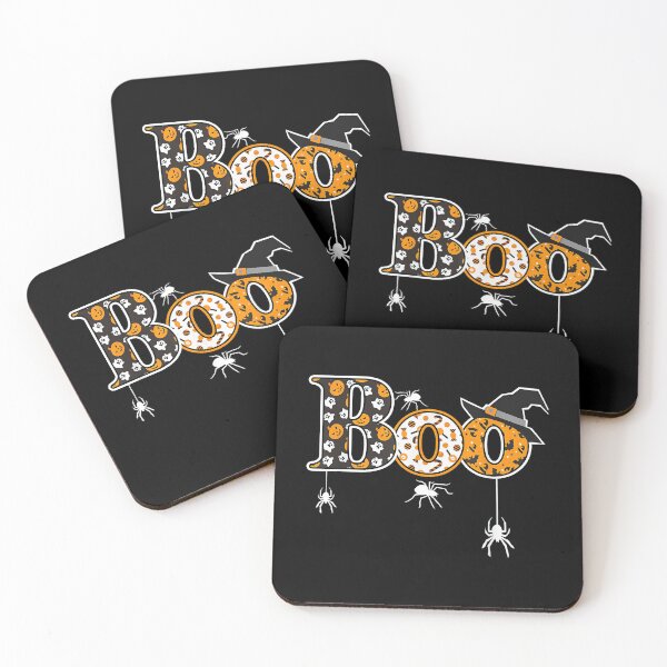 Item preview, Boo With Spiders And Witch Hat Halloween - Gift For Men, Women, Boys And Girls designed and sold by DurhamGearldi.