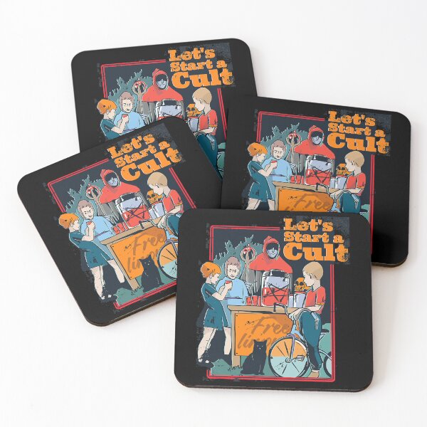 Item preview, Funny Vintage Horror Let_s Start a Cult designed and sold by DurhamGearldi.