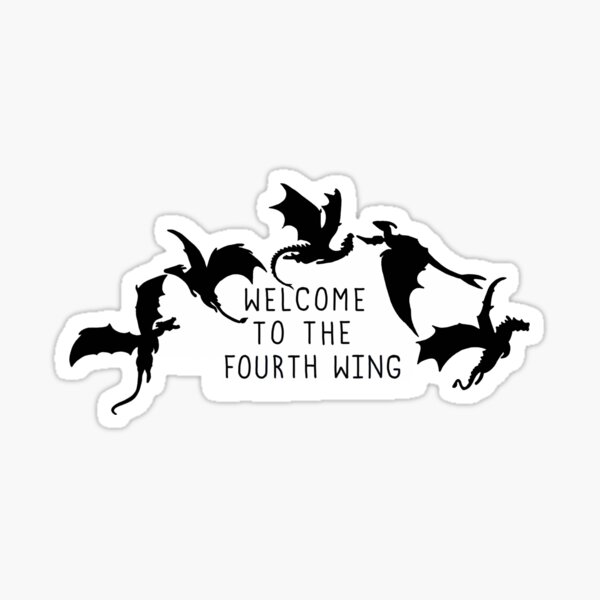 Fourth Wing Dragons Sticker for Sale by fgriffin13