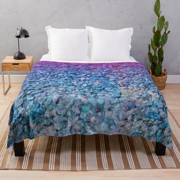 Item preview, Purple blue sea pebbles pattern designed and sold by TheRightHonMP.