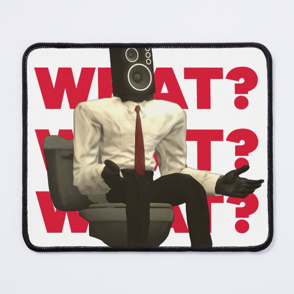 Item preview, Speaker Man Says: What? - Skibidi Toilet designed and sold by SkibidiStore.