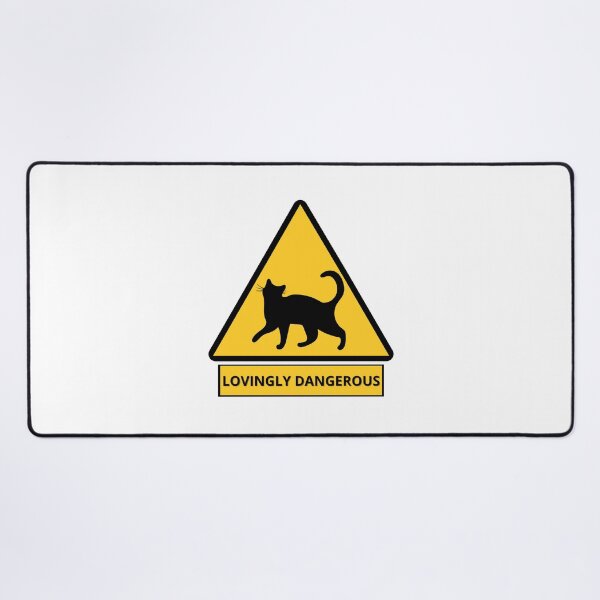 Item preview, Lovingly Dangerous Cats Warning Sign designed and sold by CircinusStore.