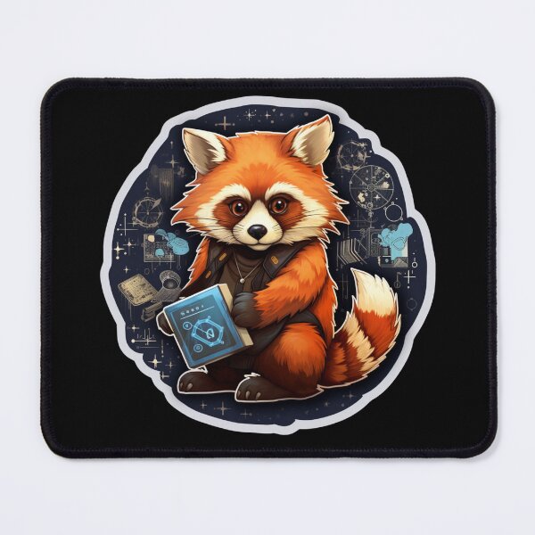 Item preview, Panda School Red Panda Scientist Red Panda Mathematic designed and sold by ArtFromBeyond.