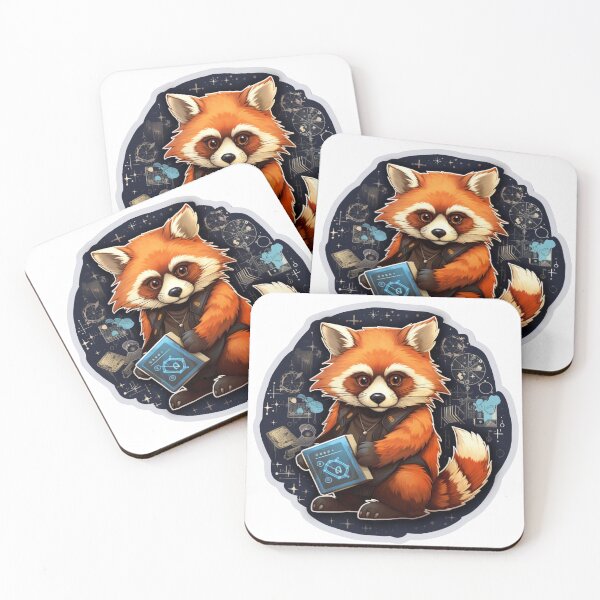 Item preview, Panda School Red Panda Scientist Red Panda Mathematic designed and sold by ArtFromBeyond.
