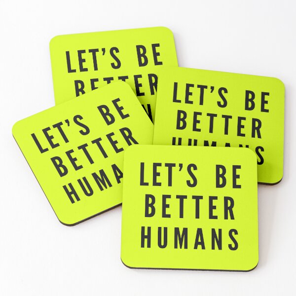 Item preview, Let's Be Better Humans Don't Be A Jerk designed and sold by StudioTina.