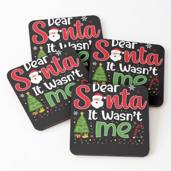 Item preview, Dear Santa it wasn't me funny gift for christmas designed and sold by artbyveresca.