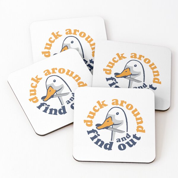 Item preview, Duck around and find out designed and sold by Nerdy mitten.