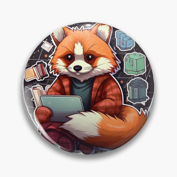 Item preview, Panda School Red Panda Scientist Red Panda Mathematic designed and sold by ArtFromBeyond.