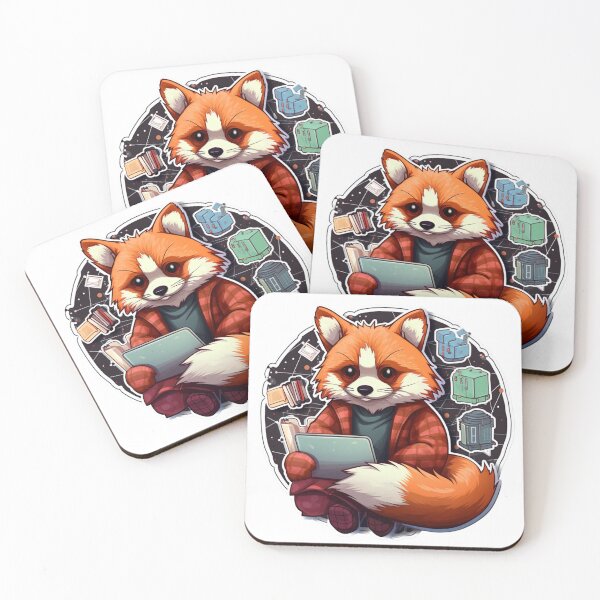 Item preview, Panda School Red Panda Scientist Red Panda Mathematic designed and sold by ArtFromBeyond.