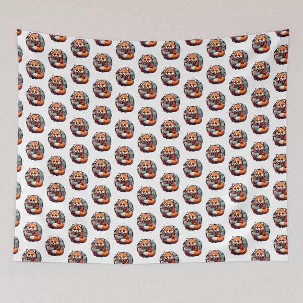 Item preview, Panda School Red Panda Scientist Red Panda Mathematic designed and sold by ArtFromBeyond.