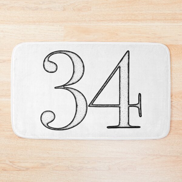Item preview, Dotart/Dotwork illustration of Number 34 designed and sold by MagnetitaBySil.