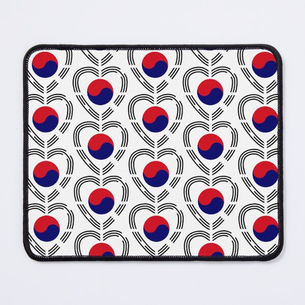 Item preview, Korean Patriot Flag Series (Heart) designed and sold by Carbon-Fibre Media.