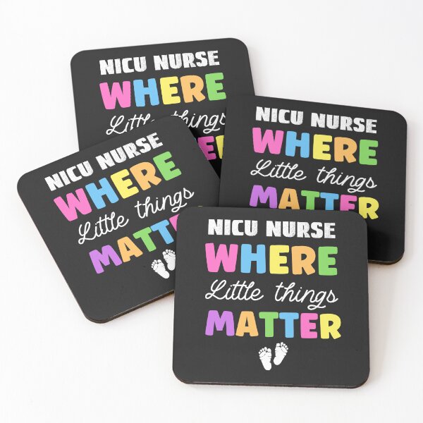 Item preview, NICU Nurse Where Little Things Matter, Neonatal Nurse designed and sold by SportyDogShop.