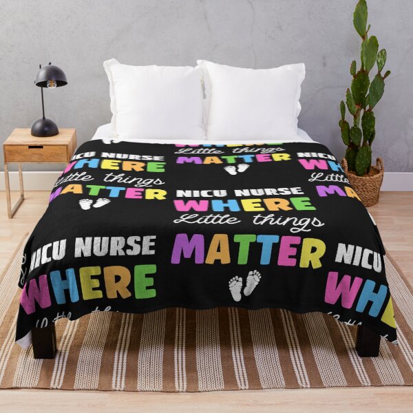 Item preview, NICU Nurse Where Little Things Matter, Neonatal Nurse designed and sold by SportyDogShop.