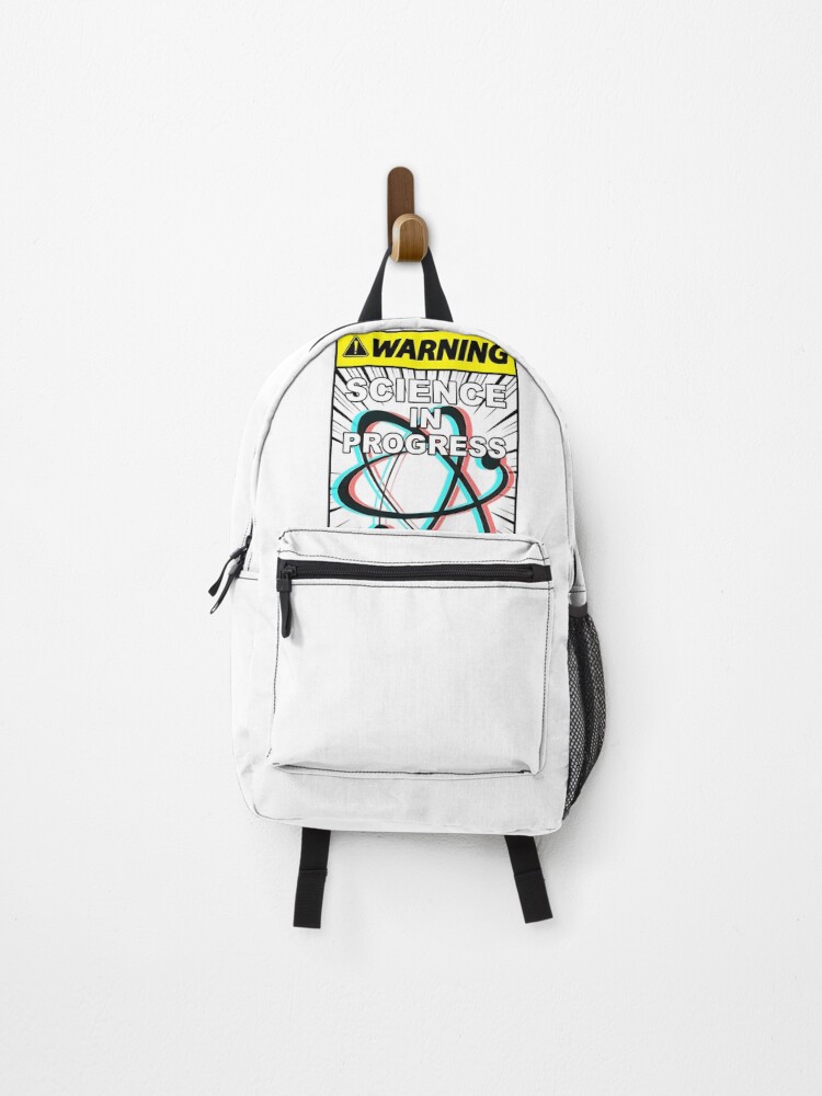 Thumbnail 1 of 3, Backpack, Warning, Science! designed and sold by imlying.