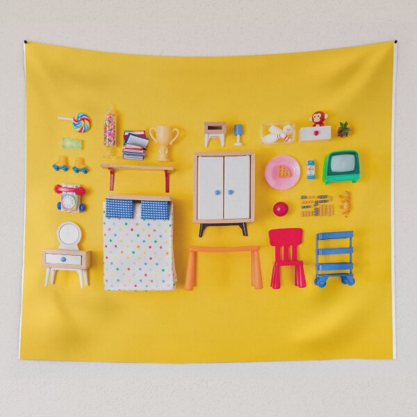 Item preview, Dollhouse inventory / yellow designed and sold by pepinodemarst.