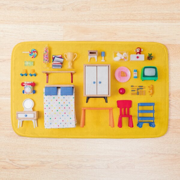 Item preview, Dollhouse inventory / yellow designed and sold by pepinodemarst.