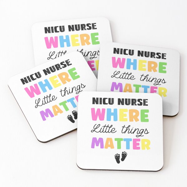 Item preview, NICU Nurse Where Little Things Matter, Neonatal Nurse designed and sold by SportyDogShop.